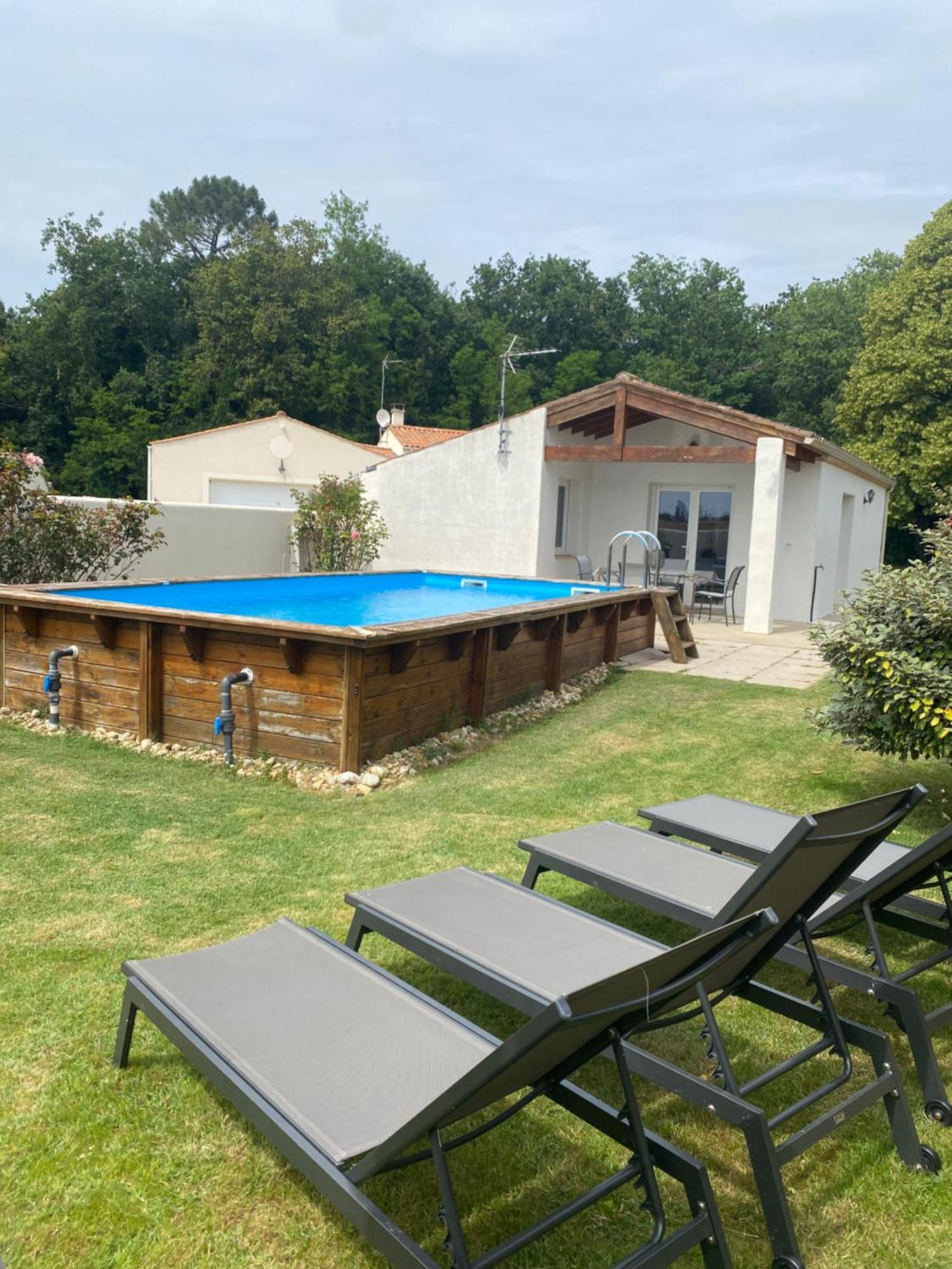Jolie Petite Maison Renovee Piscine Сен-Пале-сюр-Мер Екстериор снимка